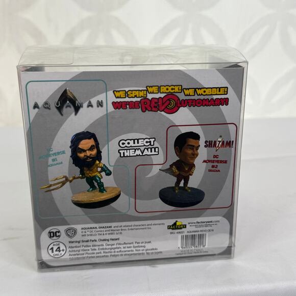 Aquaman Revos Vinyls Wobbling Figure Translucent Ocean‎ Blue Sdcc 2019 Exclusive - Picture 5 of 6